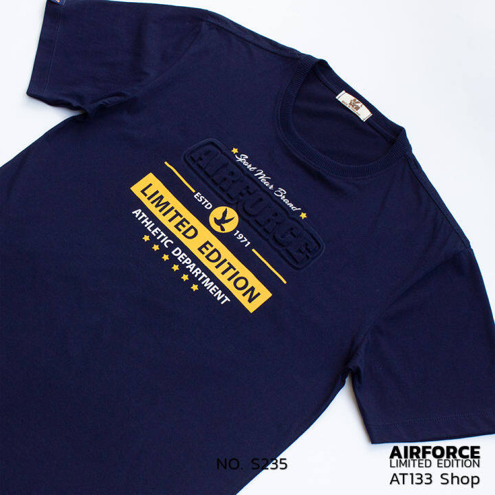 new-เสื้อยืดแขนสั้น-ปั้มนูน-airforce-s23