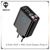 Mutro K16 Bộ Thu Phát Âm Thanh Bluetooth 3.5 Cắm Đầu Ra Kép AUX + RAC 2 thumbnail