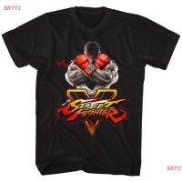 เสื้อยืดผู้ชายและผู้หญิง Designs Street Fighter Shirt V  T-Shirt ผู้ชาย เสื้อยืด Sports T-shirt  TPHX