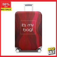 Bag cover luggage cover ผ้าคลุมกระเป๋าเดินทาง suitcase cover ถุงคลุมกระเป๋าเดินทาง Smart traveler  (ไซส์ 18-32 นิ้ว S/M/L/XL) D008-16 ป้องกันรอยกระเป๋า