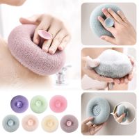 ☈ New Soft Mesh Bath Sponge Balls Nylon Cleaning Brush Shower Puff Body Cleaner Exfoliat Scrubbers Bath Ball Bathroom Accessories