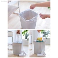 ☢☜✎ 50pcs/Roll Portable Household Garbage Bag Thickened Environmentally Kitchen Garbage Bag Color Disposable Kitchen Garbage Bags