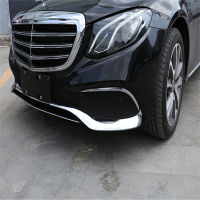 ตกแต่งแผ่นกันกระแทกรถสไตล์ใหม่ Kisi-Kisi Depan ขอบโครเมียม ABS เหมาะสำหรับ Mercedes Benz E Class W213อุปกรณ์เสริมภายนอก2016-2019รับประกัน