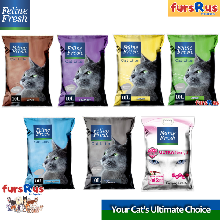 Feline Fresh Bentonite Clumping Cat Litter 10L Lazada PH