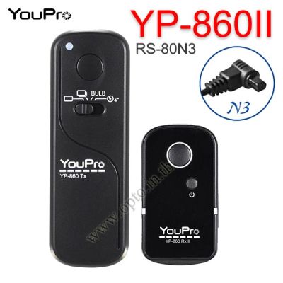 YP-860II YouPro RS-80N3 Wire/Wireless Remote 2.4GHz For Canon 1D 7D 6DII 5DIII 5DIV รีโมทไร้สาย-ประกันร้าน (opto)