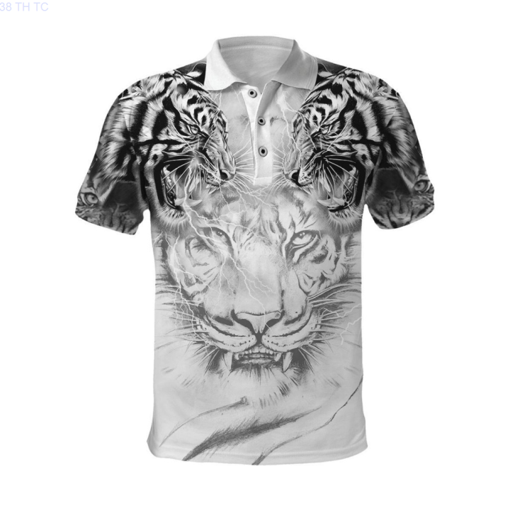 high-quality-casual-short-sleeved-polo-shirt-with-3d-tiger-and-lion-patterns-summer-fashion-street-style-mens-2023