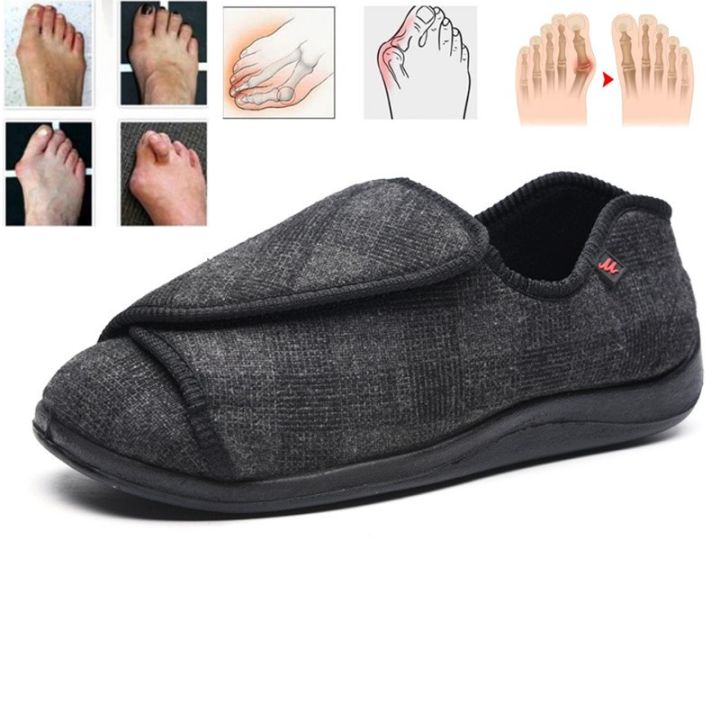 Diabetes Edema shoes Extra Wide width Slippers Adjustable Orthopaedic ...