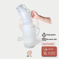 Beaker(หูจับ) เนื้อหนา ทนค.ร้อน/สารเคมี,ไมโครเวฟได้, Food grade, BPA free (ถ้วยตวง) รบกวนอ่านก่อนสั่งสินค้า