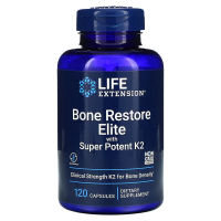 Life Extension Bone Restore Elite With Super Potent K2 120 Capsules