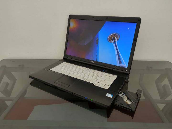 notebook-โน๊ตบุ๊คมือสอง-fujitsu-celeron-a552-เล่นเน็ต-ดูหนัง-ฟังเพลง-คาราโอเกะ-ออฟฟิต-รับประกัน-3-เดือน