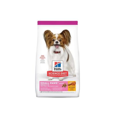 Hills Adult Dog Light Small Paws with Chicken Meal &amp; Barley 1.5kg
