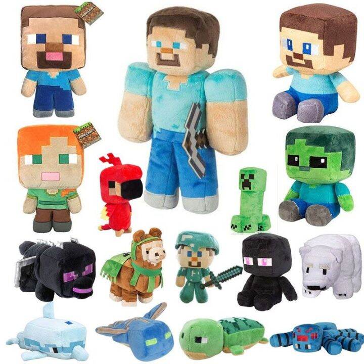 woguo8 4418cm Big Size Minecraft Plush Toy Minecraft Creeper Enderman