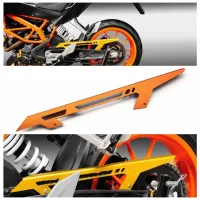 Xinsu โซ่อุปกรณ์เสริมมอเตอร์ไซค์,ฝาครอบป้องกันโซ่สำหรับ KTM DUKE125/200/390 CNC