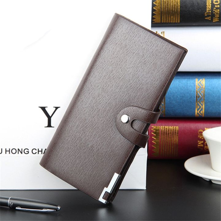 layor-wallet-กระเป๋าสตางค์ผู้ชายแบบยาว39-s-กระเป๋าสตางค์หนังยี่ห้อใหม่ธุรกิจพร้อมกระเป๋าใส่โทรศัพท์กระเป๋าเก็บบัตรผู้ชายมีช่องใส่โทรศัพท์