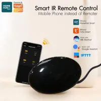 LIGHTTRIO SMART IR Remote Wi-Fi รีโมทควบคุมไร้สาย สำหรับสั่งการเครืองใช้ไฟฟ้า สั่งงานด้วยเสียงได้ รีโมทคอนโทรล รุ่น SM-IR - สีดำ (TUYA)