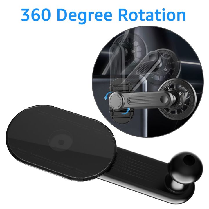 mobile-phone-holder-base-for-car-display-screen-universal-17mm-ball-head-rotatable-adhesive-phone-bracket-accessories-for-tesla