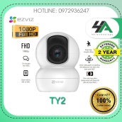 Camera wifi không dây camera gia đình Ezviz TY1 TY2 2M C6N 4MP 2Kxoay 360