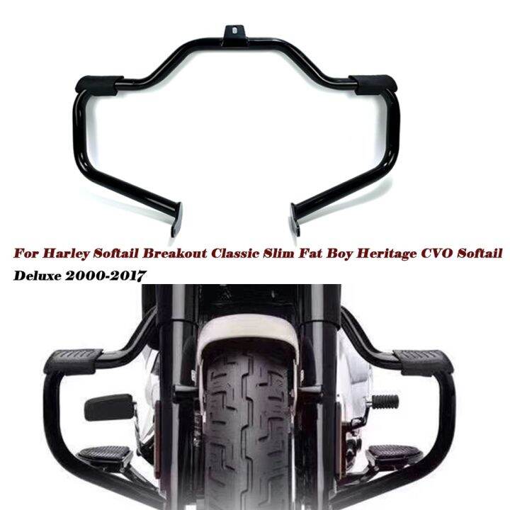 Motorcycle Engine Guard Crash Bar Bumper Protector For Harley Softail