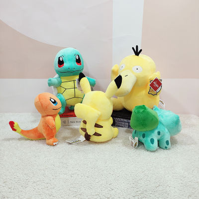 （HOT) ตุ๊กตา Aogel Pikachu Keda Duck Plush Toy Poke Dream Series Doll Jenny Turtle Doll Gift