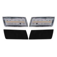 2PCS LED Side Marker Light Amber Front Bumper Turn Signal Light for 300 300C 2005-2010