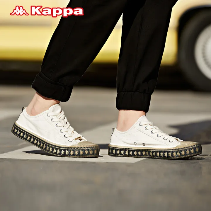Kappa Kappa string label couples sports shoes for men and women casual  low-cut canvas shoes ice cream cookie shoes | Lazada PH