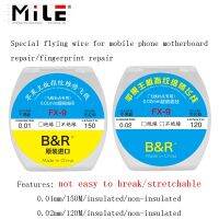 MILE 0.01/0.02mm 120m insulation and uninsulation Copper Line Soldering Solder For iPhone Chip conductor Wire