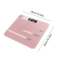 Weight Scale Bathroom Scale Digital Weight Scale Scales Electronic Weight Scale Toughened Glass LCD Display Scale Weight