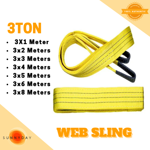 3T Lifting  Sling Polyester bing Sling Safety Belt High Quality