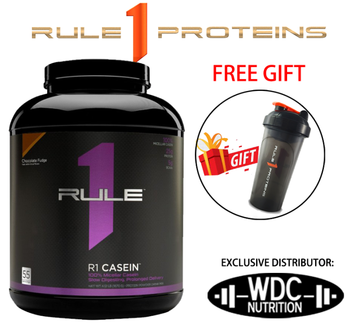 R1 Rule 1 Casein Whey Protein, Protein Night Time Recovery, Bedtime