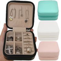 ✁✶✔ Jewelry Box Leather Storage Jewelry Organizer Display Travel Jewelry Case Boxes Portable Locket Necklace Earring Ring Holder