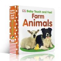 DK farm animals. (baby touch and feel) farm animals childrens Enlightenment touch book on paper board