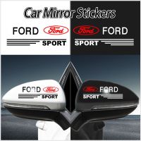 Ford Anti-Scratch Decorative Stickers for Car Rearview Mirror Car Decoration Accessories for Ranger Bronco Focus Kuga Ka EcoSport Territory Transit