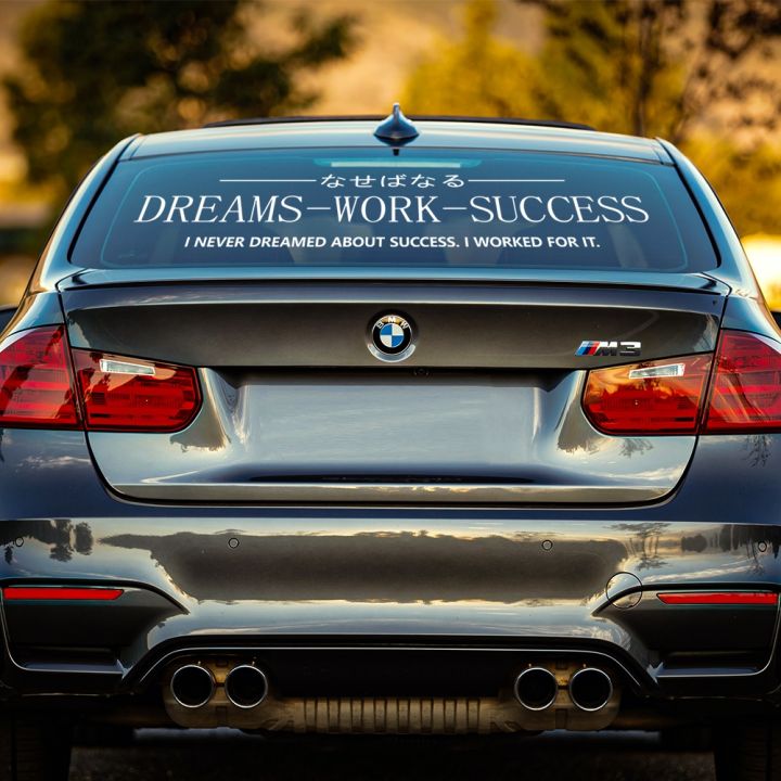 cc-dreams-success-car-stickers-windshield-decoration-anime-motivation-build-racing-vinyl-decals
