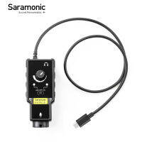 Saramonic สมาร์ตโฟน Saramonic,ไมโครโฟน XLR แบบ UC และอินเตอร์เฟสกีตาร์6.3มม. สำหรับสมาร์ทโฟน USB Type-C สำหรับบันทึกเสียงดนตรีได้