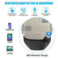 W1อะแดปเตอร์ที่รองรับบลูทูธเข้ากันได้สำหรับ Walker Series Wire-Controlled To Wireless Earmuffs Converter