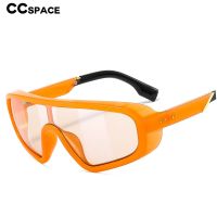 46602 One Lens Oversized Goggle Sunglasses Men Women Fashion Shades UV400 Vintage Glasses