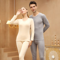 Womens thermal underwear, tight bottoming shirt clothes in winter velvetautumn seamless electric thermal underwear