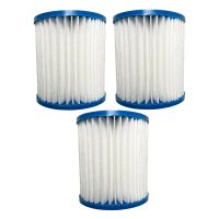 3Pcs Type H Pool Filters Cartridge Spare Parts for Intex 29007E Intex 330 GPH Above Ground Pool Pump