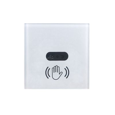 Wall Smart Light Switch Infrare IR Sensor No Need Touch Glass Screen Panel Electrical Power on Off Lamp EU Plug
