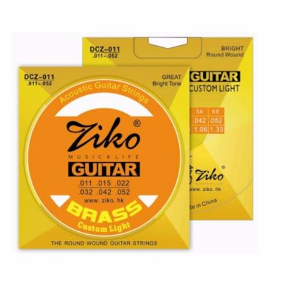 ( Wowww+++ ) Ziko สายกีตาร์โปร่ง เล่นง่าย ไม่เจ็บมือ Acoustic Guitar String รุ่น DCZ ราคาถูก อุปกรณ์ ดนตรี อุปกรณ์ เครื่องดนตรี สากล อุปกรณ์ เครื่องดนตรี อุปกรณ์ ดนตรี สากล