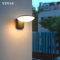 VZVI Villa LED Waterproof Solar Outdoor Wall Lamp Indoor Living Room Garden Balcony Front Door Terrace Gate Porch Light Aluminum