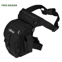 FREE SOLDIER Outdoor Sports 1000D Nylon Tactical Leg Bag Waist Leg Bag For Camping Hiking Climbing Mens Military Waist Pack