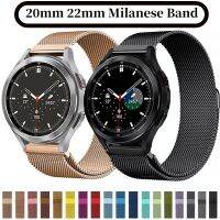 20mm 22mm Milanese Metal Band สําหรับ Samsung Watch 5/4 40mm 44mm / Amazfit GTS / GTR / Bip Bracelet Belt Huawei Watch 3 / GT3-2 Pro Correa