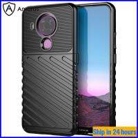 Amorus สำหรับ Nokia 5.4กรณี Thunder Series Twill Texture TPU ฝาครอบโทรศัพท์
