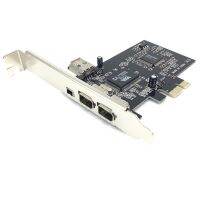 PCI-E 1X IEEE 1394A 4 Port(3+1) Firewire Card Adapter for Desktop PC A06 21 Accessories