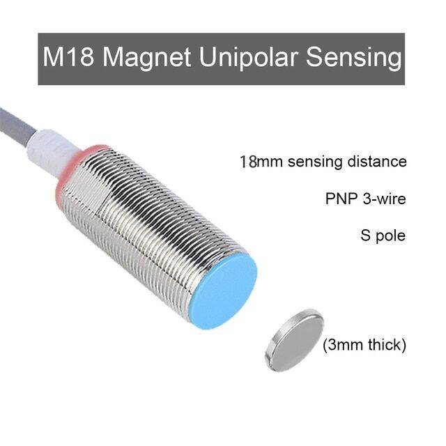 Cloweit Reed Switch Hall Effect Proximity Sensor M12 16mm