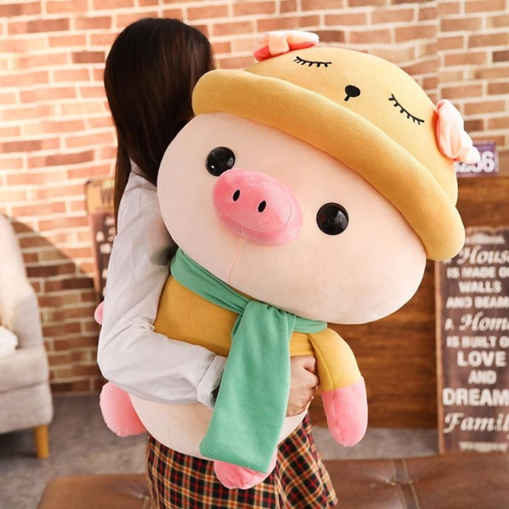 1pc-25-35-50cm-lovely-colorful-pig-with-clothes-stuffed-cute-animal-pig-plush-toys-for-children-kids-appease-doll-birthday-gift