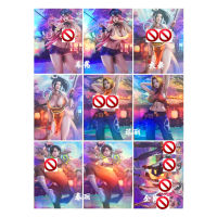 9ชิ้นเซ็ต Mai Shiranui Chun-Li Blue Mary ACG เซ็กซี่ Nude ของเล่นงานอดิเรกงานอดิเรกของสะสมเกมอะนิเมะการ์ด