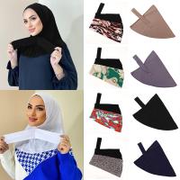 【YF】 2022 New Ready To Wear Hijab Scarf Shawl Tie Casual Solid Color Ramadan Muslim Fashion Abaya Turban Hat For Women