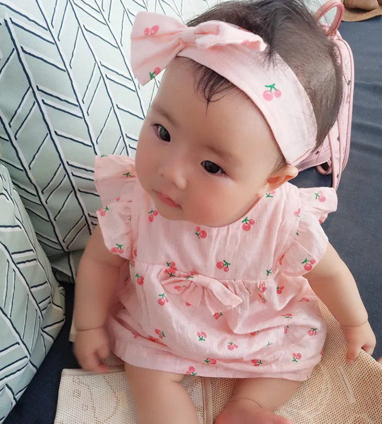 Miranda Baby Girls Pink Lace Dress, Pants & Bonnet – Le Bebe Boutique